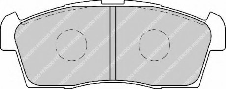 Тормозные колодки дисковые Ferodo FDB1812
