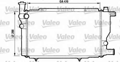 Радіатор системы охлаждения Valeo 810892