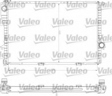 Радіатор системы охлаждения Valeo 734277