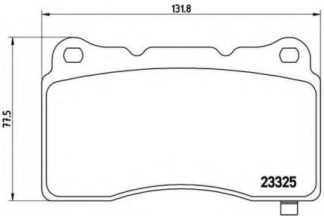 Тормозные колодки дисковые Brembo P09004 (фото 1)