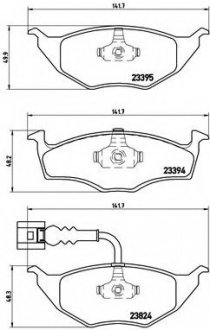 Тормозные колодки дисковые Brembo P85063