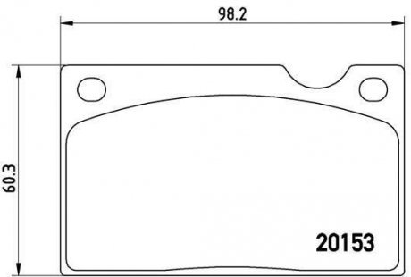 Тормозные колодки дисковые Brembo P86003 (фото 1)