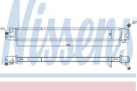 Радіатор охолоджування NISSENS Nissens A/S 666209