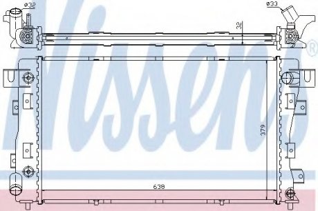 Радиатор системы охлаждения NS_K Nissens A/S 609771