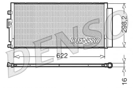 Конденсатор, кондиціонер DENSO DCN09046