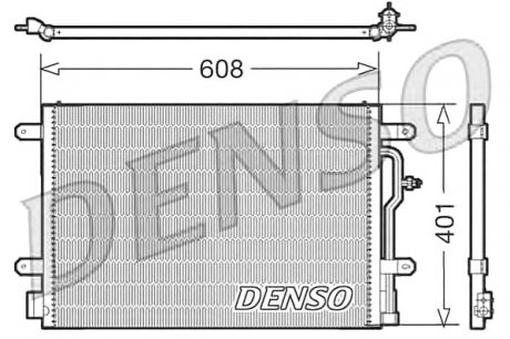 Конденсатор, кондиціонер DENSO DCN02012