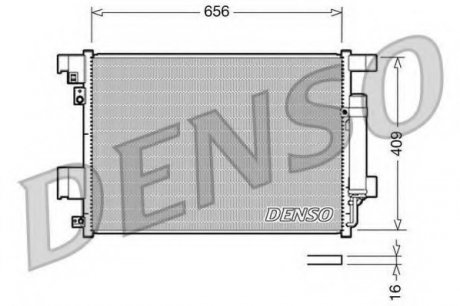 Конденсатор, кондиционер DENSO DCN21001