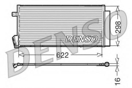 Конденсатор, кондиционер DENSO DCN09018