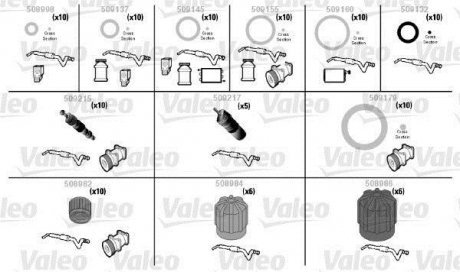 Комплект прокладок A/C-PSA Valeo 509203