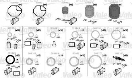 Комплект прокладок A/C-BMW Valeo 509294