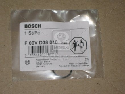 Кольцо с о-сечением F 00V D38 010 BOSCH F00VD38010 (фото 1)