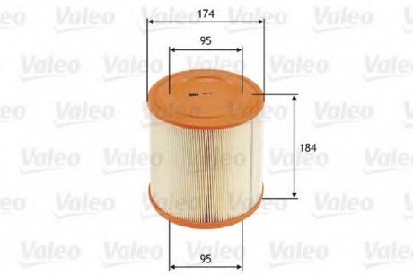 Фильтр воздушный (круглий) Valeo 585740