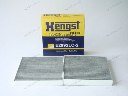 Фильтр салона угольный (2шт.) Hengst E2992LC-2