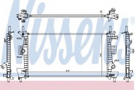 Радиатор системы охлаждения NS_K Nissens A/S 69237 (фото 1)