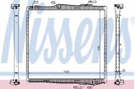Радіатор системы охлаждения NS_K Nissens A/S 67290