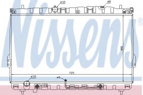 Радіатор системы охлаждения NS_K Nissens A/S 67033