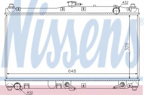 Радиатор системы охлаждения NS_K Nissens A/S 62467