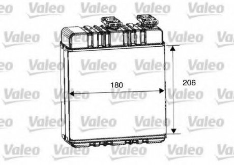 Радиатор отопителя салона Valeo 812222