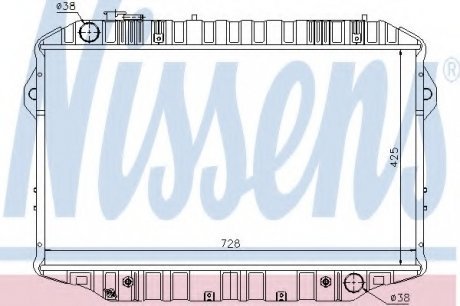 Радиатор системы охлаждения NS_K Nissens A/S 64861