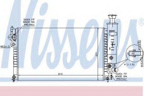 Радиатор системы охлаждения NS_K Nissens A/S 63528 (фото 1)