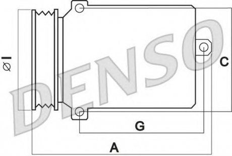 Компресор, кондиціонер DENSO DCP28010 (фото 1)
