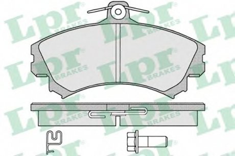 Тормозные колодки дисковые LPR 05P1221