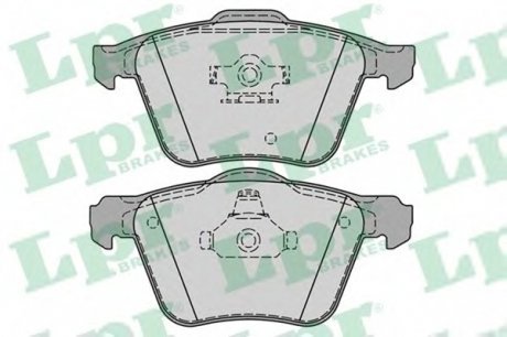 Тормозные колодки дисковые LPR 05P1237