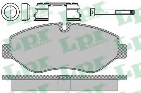Тормозные колодки дисковые LPR 05P1297