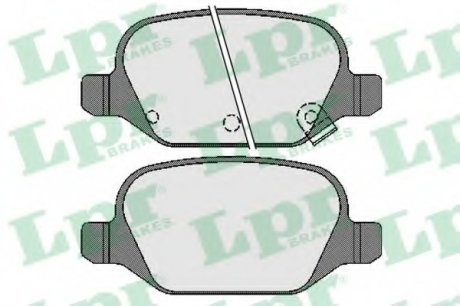 Тормозные колодки дисковые LPR 05P1724