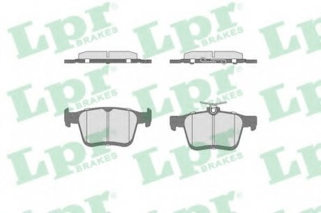Тормозные колодки дисковые LPR 05P1835