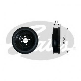 Шків GATES Gates Corporation TVD1031
