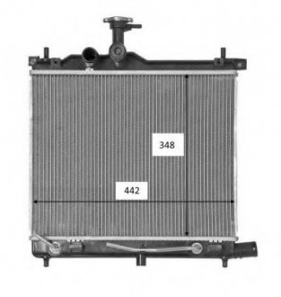 Радиатор системы охлаждения NRF 58460 (фото 1)