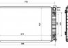 Радиатор системы охлаждения NRF 58360 (фото 2)