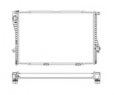 Радіатор системы охлаждения NRF 55322