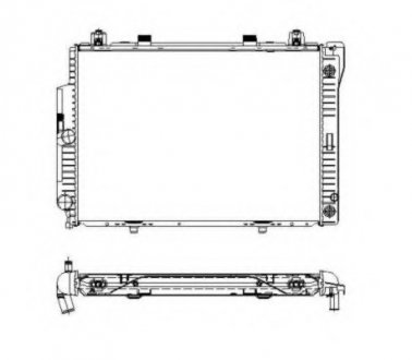 Радиатор системы охлаждения NRF 55315