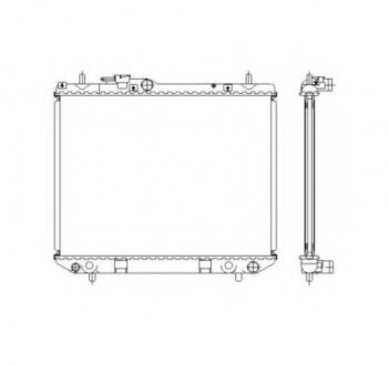 Радіатор системы охлаждения NRF 53536