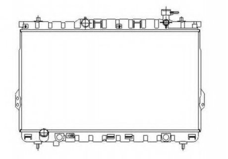 Радиатор системы охлаждения NRF 53357