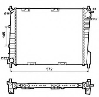 Радіатор охолодження NRF 53077