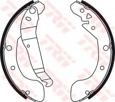 Комплект тормозных колодок TRW GS8748