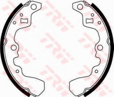 Комплект тормозных колодок TRW GS8248