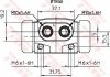 Колесный тормозной циліндр TRW BWD287