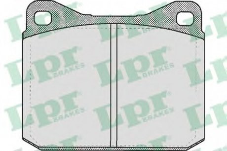 Тормозные колодки дисковые LPR 05P401