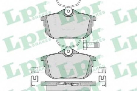 Тормозные колодки дисковые LPR 05P621
