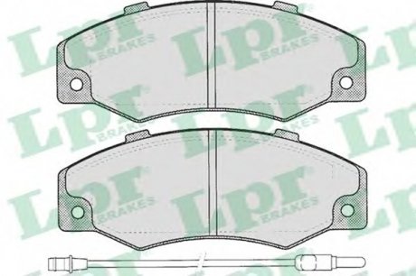 Тормозные колодки дисковые LPR 05P276