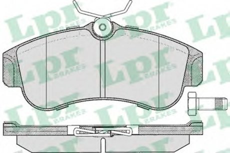 Тормозные колодки дисковые LPR 05P355