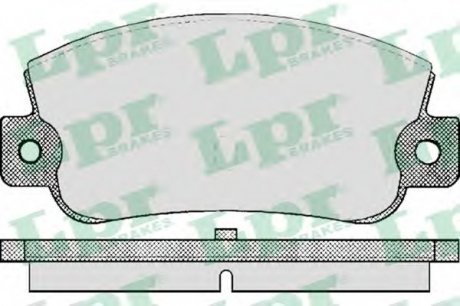 Тормозные колодки дисковые LPR 05P410