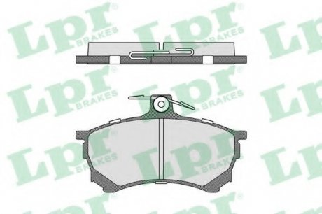 Тормозные колодки дисковые LPR 05P420