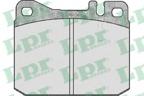 Тормозные колодки дисковые LPR 05P572