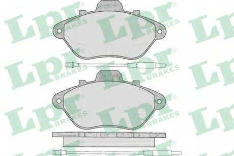 Тормозные колодки дисковые LPR 05P583