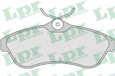 Тормозные колодки дисковые LPR 05P806